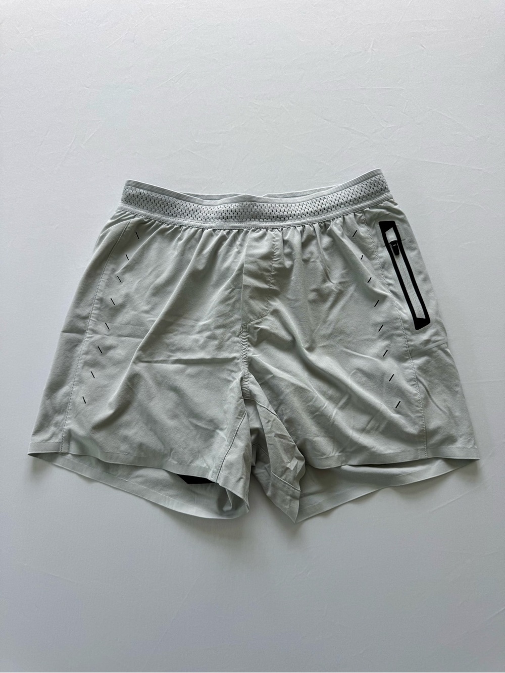 Ten Thousand Men's Light Gray Athletic Shorts, 5” inseam